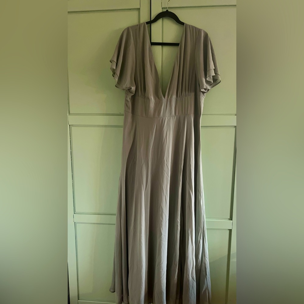Sage bridesmaids dress - plus size